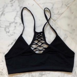 Free people black brallette